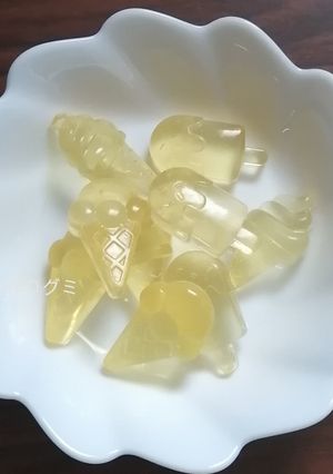 缶詰シロップ活用、手作りグミ-レシピのメイン写真
