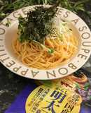 簡単！からし明太子パスタ　和えるだけ