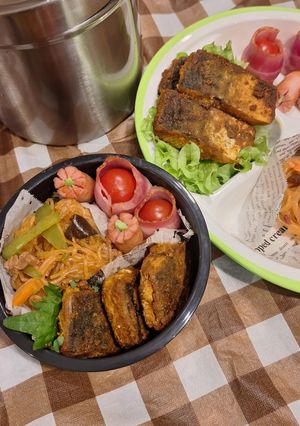 高１男子とパパの弁当241127-レシピのメイン写真