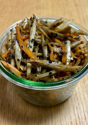 柚子胡椒味のきんぴらごぼう-レシピのメイン写真