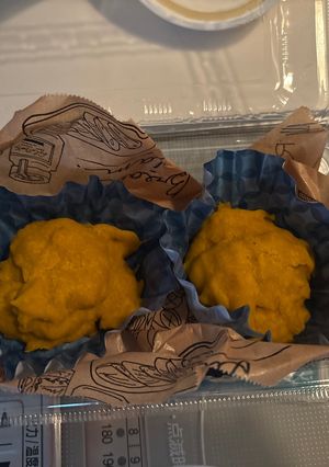 かぼちゃの蒸しケーキ　卵黄負荷試験用-レシピのメイン写真