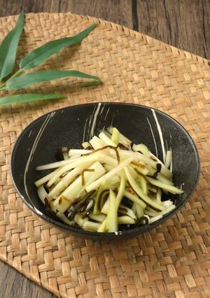 青パパイヤの塩昆布和え-レシピのメイン写真