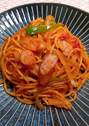 スパゲッ゙ティナポリタン-レシピのメイン写真