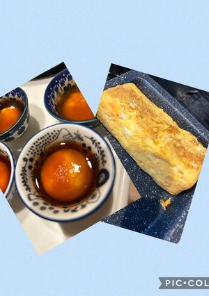 濃厚卵黄 and ふわふわだし巻き2品-レシピのメイン写真