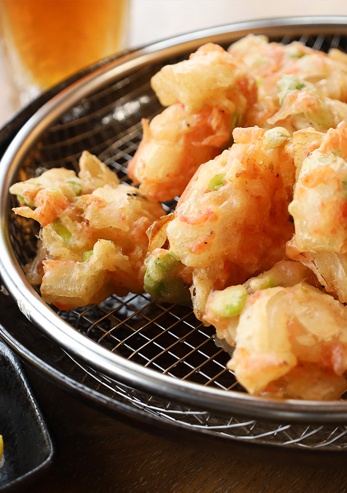 そら豆と干しエビのかき揚げ-レシピのメイン写真