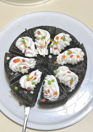 濃厚⭐︎黒ごま生チーズケーキ-レシピのメイン写真