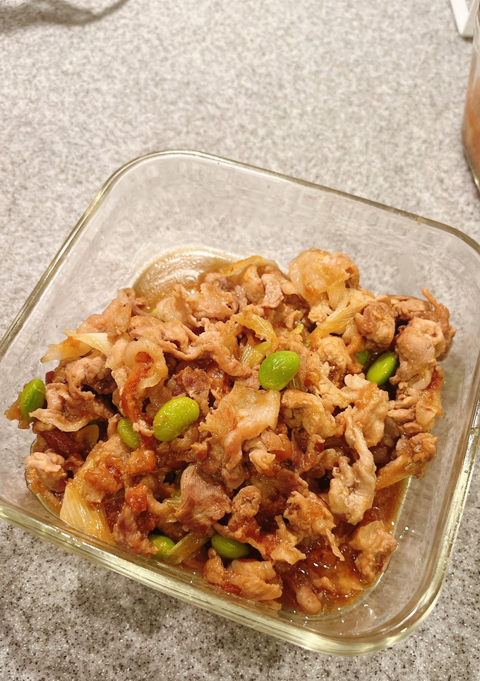 豚と枝豆の梅生姜焼き-レシピのメイン写真