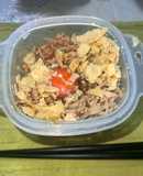 【漢飯】豚肉とポテチのヤンニョム丼
