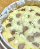 チーズソーセージ蒸しパン