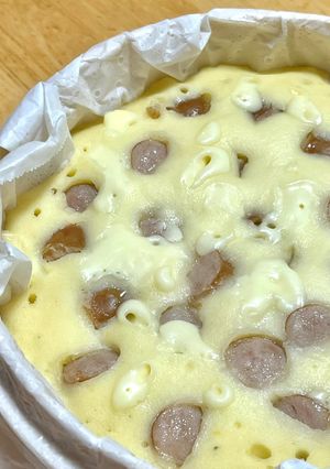 チーズソーセージ蒸しパン-レシピのメイン写真