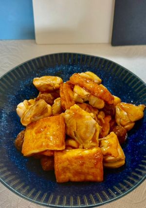 厚揚げと鶏肉のミートボールあん炒め♪-レシピのメイン写真