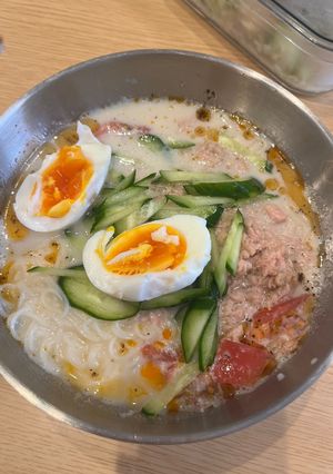 冷やし豆乳そうめん-レシピのメイン写真