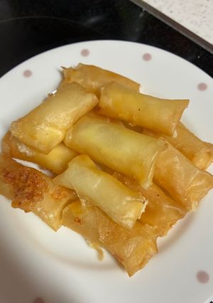ミニサイズ！餅チーズ入りプチ春巻き-レシピのメイン写真