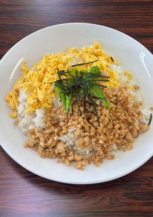 鶏玉そぼろ丼-レシピのメイン写真