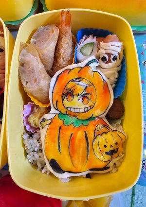 かずぅカボチャ弁当～♪-レシピのメイン写真