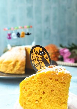 ノンバター☆かぼちゃケーキ-レシピのメイン写真