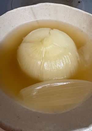 新玉ねぎの丸ごとスープ-レシピのメイン写真