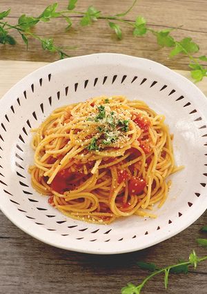 レンチン☆ツナのトマトパスタ-レシピのメイン写真