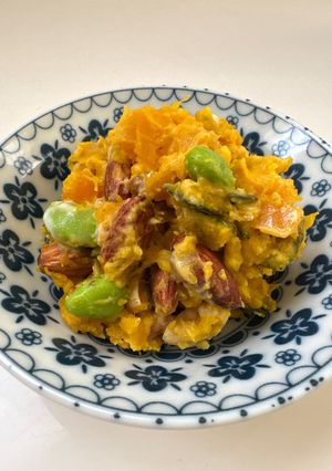 ナッツと枝豆とかぼちゃのサラダ-レシピのメイン写真