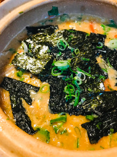 鍋の〆●大根の葉の海苔雑炊-レシピのメイン写真