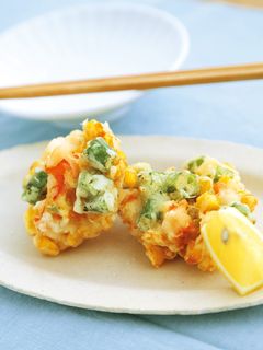 オクラとエビのかき揚げ-レシピのメイン写真