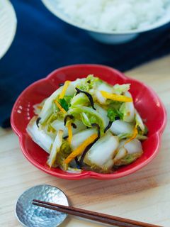 柚子香る 白菜の塩昆布浅漬け-レシピのメイン写真