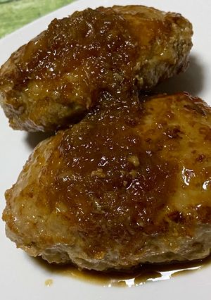 エノキが決め手のワンパン和風ハンバーグ-レシピのメイン写真