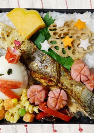 12/16ﾖｯﾁｬﾝ☆魚お弁当-レシピのメイン写真
