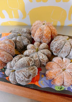 可愛い♡カボチャドーナツ🎃-レシピのメイン写真