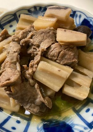 サクッと蓮根と牛すじ煮-レシピのメイン写真