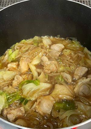 焼肉のタレで鶏肉野菜煮込み☆-レシピのメイン写真