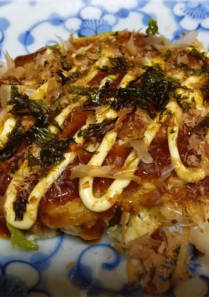 豆腐ハンバーグヘルパーでお好み焼き-レシピのメイン写真