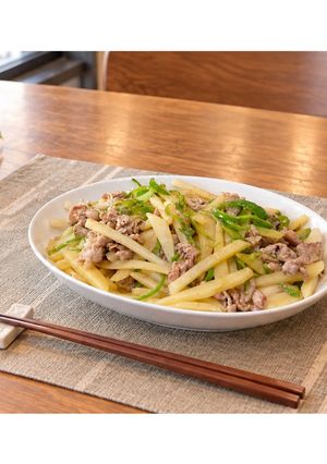 じゃがいもとピーマンの中華炒め★動画あり★-レシピのメイン写真