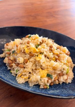 包丁いらずでパパっと作れる納豆チャーハン-レシピのメイン写真