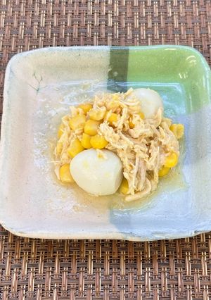 【災害レシピ】うずらとささみのカレー和え-レシピのメイン写真