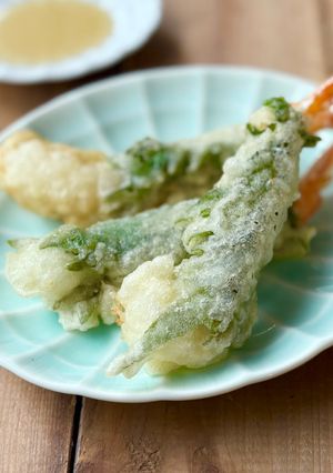 海老の天ぷら／パリッと大葉巻き-レシピのメイン写真