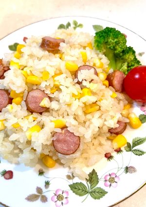 とうもろこしご飯ピラフ♡炊飯器で簡単♡絶品-レシピのメイン写真