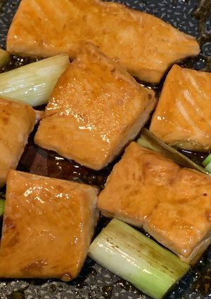 サーモントラウトと長ネギの照り焼き-レシピのメイン写真