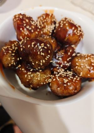 甘辛あんの肉団子-レシピのメイン写真