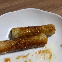 รูปของ ちくわとオクラの照り焼き