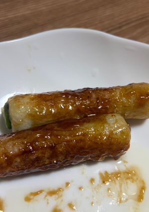 ちくわとオクラの照り焼き-レシピのメイン写真