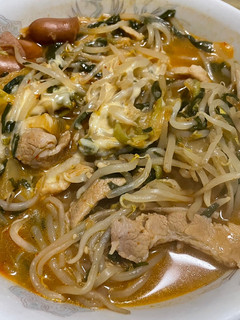 プデチゲ風味噌ラーメン-レシピのメイン写真