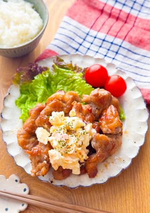 レモンタルタルのせ♫豚こま肉でポーク南蛮-レシピのメイン写真