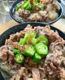 仕込み5分圧力鍋で！国産牛で作る贅沢牛丼