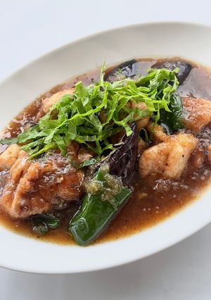 鶏肉とナスのみぞれ煮-レシピのメイン写真