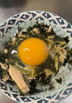 韓国海苔ツナ玉ご飯🍚-レシピのメイン写真