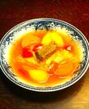 ワン鍋で作るボルシチ・酸味がおいしい！