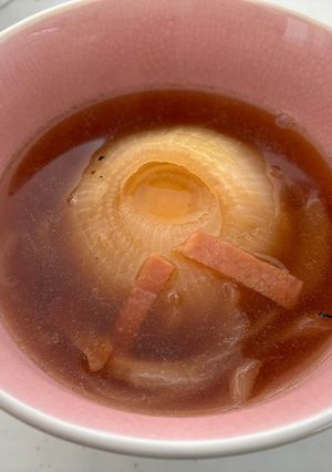 10分で焦がし玉ねぎのスープ-レシピのメイン写真