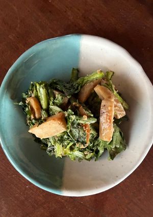 春菊と蓮根のごまサラダ-レシピのメイン写真