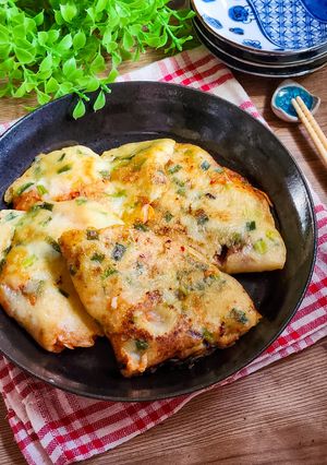 おつまみにも!豆腐とキムチのもっちり焼き-レシピのメイン写真